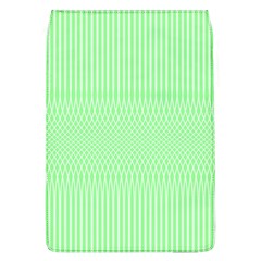 Mint Green White Stripes Removable Flap Cover (l) by SpinnyChairDesigns