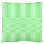 Mint Green White Stripes Standard Flano Cushion Case (One Side) Front