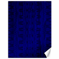 Cobalt Blue Color Batik Canvas 36  X 48  by SpinnyChairDesigns