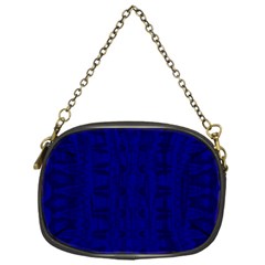 Cobalt Blue Color Batik Chain Purse (one Side) by SpinnyChairDesigns