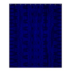 Cobalt Blue Color Batik Shower Curtain 60  X 72  (medium)  by SpinnyChairDesigns