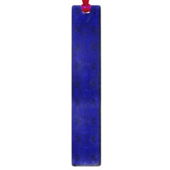 Cobalt Blue Color Batik Large Book Marks by SpinnyChairDesigns