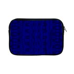 Cobalt Blue Color Batik Apple iPad Mini Zipper Cases Front