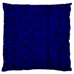 Cobalt Blue Color Batik Standard Flano Cushion Case (two Sides) by SpinnyChairDesigns