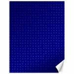 Navy Blue Color Polka Dots Canvas 12  x 16  11.86 x15.41  Canvas - 1