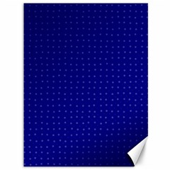 Navy Blue Color Polka Dots Canvas 36  X 48  by SpinnyChairDesigns