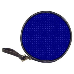 Navy Blue Color Polka Dots Classic 20-cd Wallets by SpinnyChairDesigns