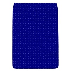 Navy Blue Color Polka Dots Removable Flap Cover (s) by SpinnyChairDesigns