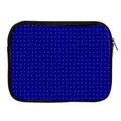 Navy Blue Color Polka Dots Apple Ipad 2/3/4 Zipper Cases by SpinnyChairDesigns