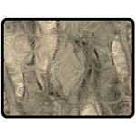 Abstract Tan Beige Texture Fleece Blanket (Large)  80 x60  Blanket Front