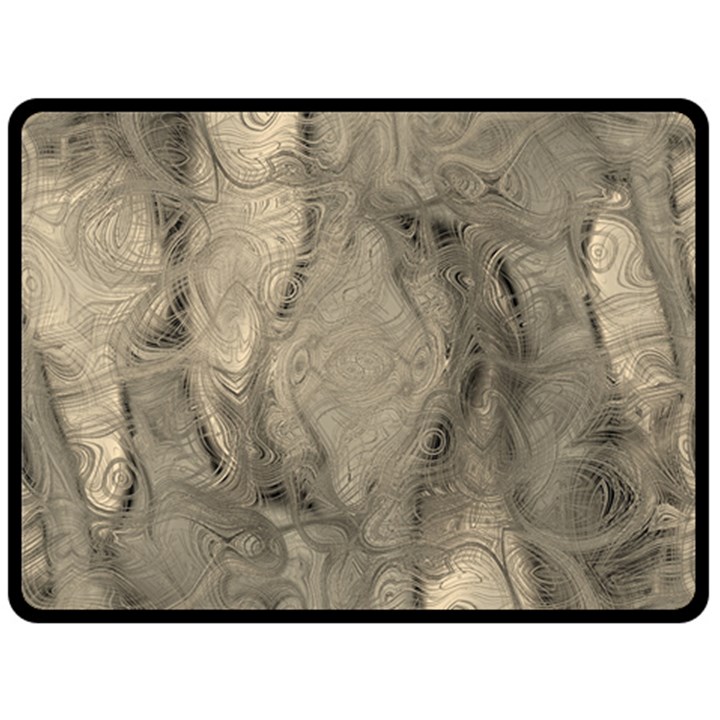 Abstract Tan Beige Texture Fleece Blanket (Large) 