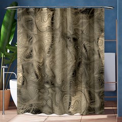 Abstract Tan Beige Texture Shower Curtain 60  X 72  (medium)  by SpinnyChairDesigns