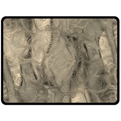 Abstract Tan Beige Texture Double Sided Fleece Blanket (Large) 