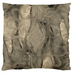 Abstract Tan Beige Texture Standard Flano Cushion Case (one Side)