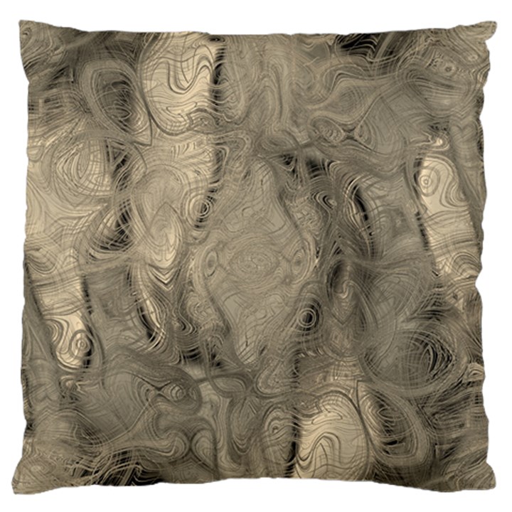 Abstract Tan Beige Texture Standard Flano Cushion Case (Two Sides)