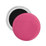 Blush Pink Color Stripes 2.25  Magnets Front