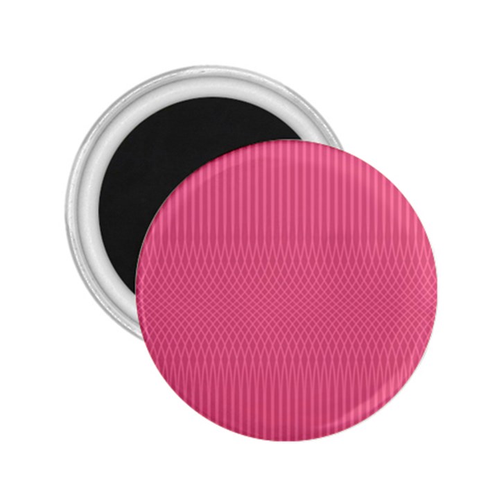 Blush Pink Color Stripes 2.25  Magnets