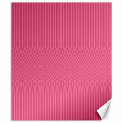 Blush Pink Color Stripes Canvas 20  X 24  by SpinnyChairDesigns