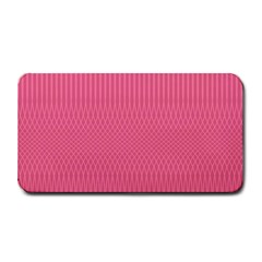 Blush Pink Color Stripes Medium Bar Mats by SpinnyChairDesigns