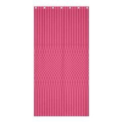 Blush Pink Color Stripes Shower Curtain 36  X 72  (stall)  by SpinnyChairDesigns