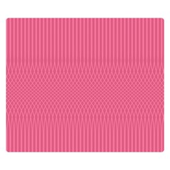 Blush Pink Color Stripes Double Sided Flano Blanket (small)  by SpinnyChairDesigns