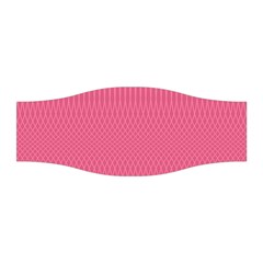 Blush Pink Color Stripes Stretchable Headband by SpinnyChairDesigns