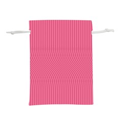 Blush Pink Color Stripes Lightweight Drawstring Pouch (s) by SpinnyChairDesigns