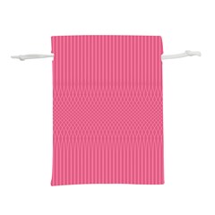 Blush Pink Color Stripes Lightweight Drawstring Pouch (l) by SpinnyChairDesigns