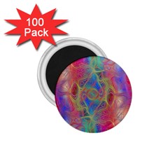 Boho Tie Dye Rainbow 1 75  Magnets (100 Pack)  by SpinnyChairDesigns