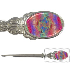 Boho Tie Dye Rainbow Letter Opener by SpinnyChairDesigns