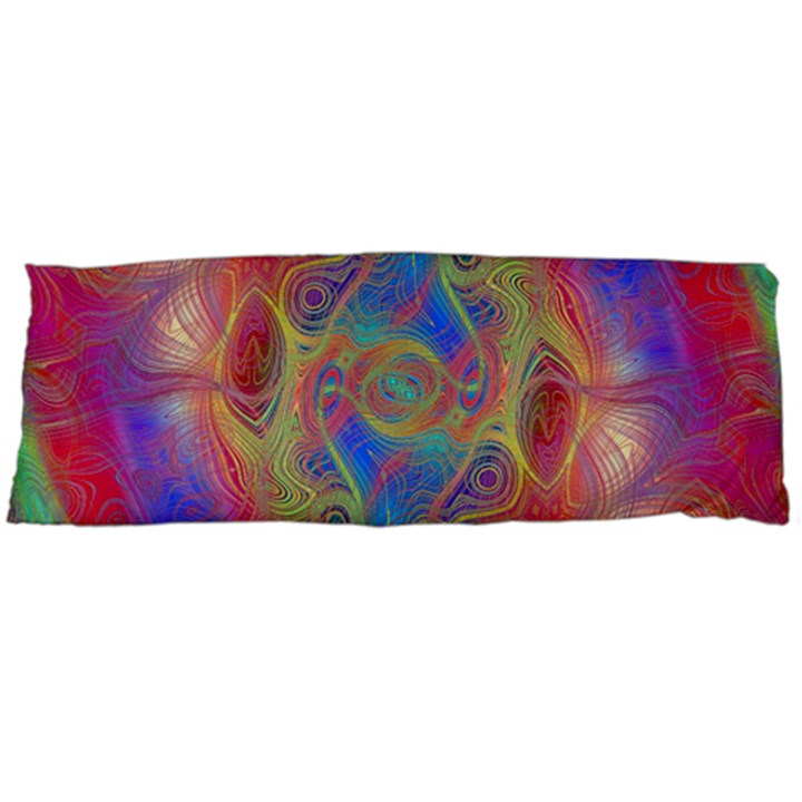 Boho Tie Dye Rainbow Body Pillow Case (Dakimakura)