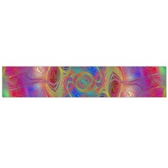 Boho Tie Dye Rainbow Large Flano Scarf  by SpinnyChairDesigns