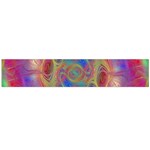 Boho Tie Dye Rainbow Large Flano Scarf  Front