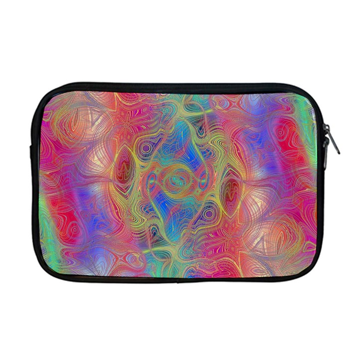 Boho Tie Dye Rainbow Apple MacBook Pro 17  Zipper Case