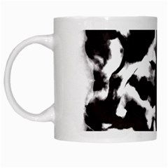 Rorschach Ink Blot Pattern White Mugs