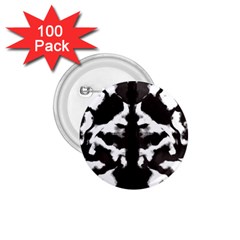 Rorschach Ink Blot Pattern 1 75  Buttons (100 Pack)  by SpinnyChairDesigns