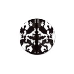 Rorschach Ink Blot Pattern Golf Ball Marker (4 pack) Front