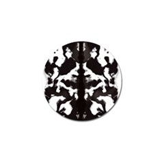 Rorschach Ink Blot Pattern Golf Ball Marker (10 Pack) by SpinnyChairDesigns