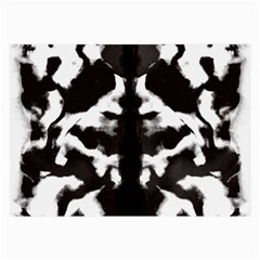 Rorschach Ink Blot Pattern Large Glasses Cloth by SpinnyChairDesigns