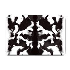 Rorschach Ink Blot Pattern Small Doormat  by SpinnyChairDesigns