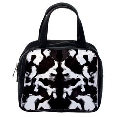 Rorschach Ink Blot Pattern Classic Handbag (one Side) by SpinnyChairDesigns