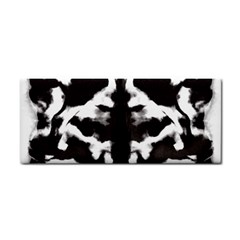 Rorschach Ink Blot Pattern Hand Towel by SpinnyChairDesigns