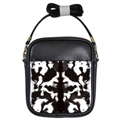 Rorschach Ink Blot Pattern Girls Sling Bag by SpinnyChairDesigns