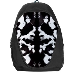 Rorschach Ink Blot Pattern Backpack Bag by SpinnyChairDesigns