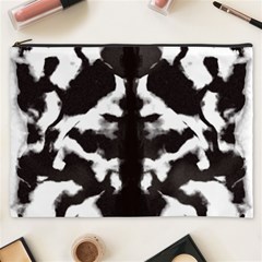 Rorschach Ink Blot Pattern Cosmetic Bag (xxxl) by SpinnyChairDesigns