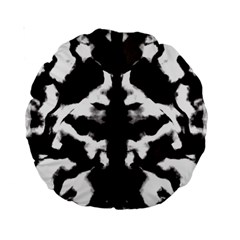 Rorschach Ink Blot Pattern Standard 15  Premium Round Cushions by SpinnyChairDesigns