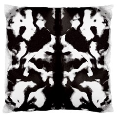 Rorschach Ink Blot Pattern Large Flano Cushion Case (one Side)