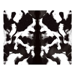 Rorschach Ink Blot Pattern Double Sided Flano Blanket (large)  by SpinnyChairDesigns