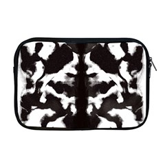 Rorschach Ink Blot Pattern Apple Macbook Pro 17  Zipper Case by SpinnyChairDesigns