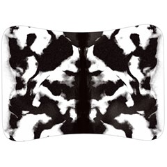 Rorschach Ink Blot Pattern Velour Seat Head Rest Cushion by SpinnyChairDesigns